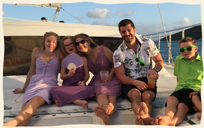 Great island wedding recpetions - sailing.