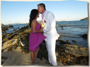 Seaside wedding at Pretty Klip Point - St. Thomas